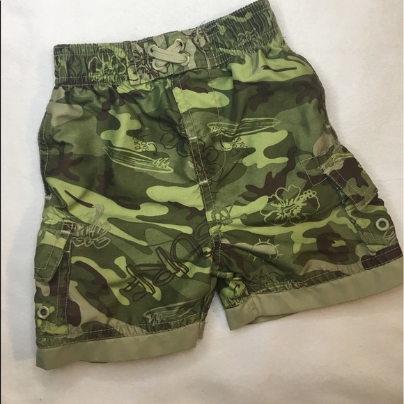 Camo Surf Shorts - Picture 1 of 2